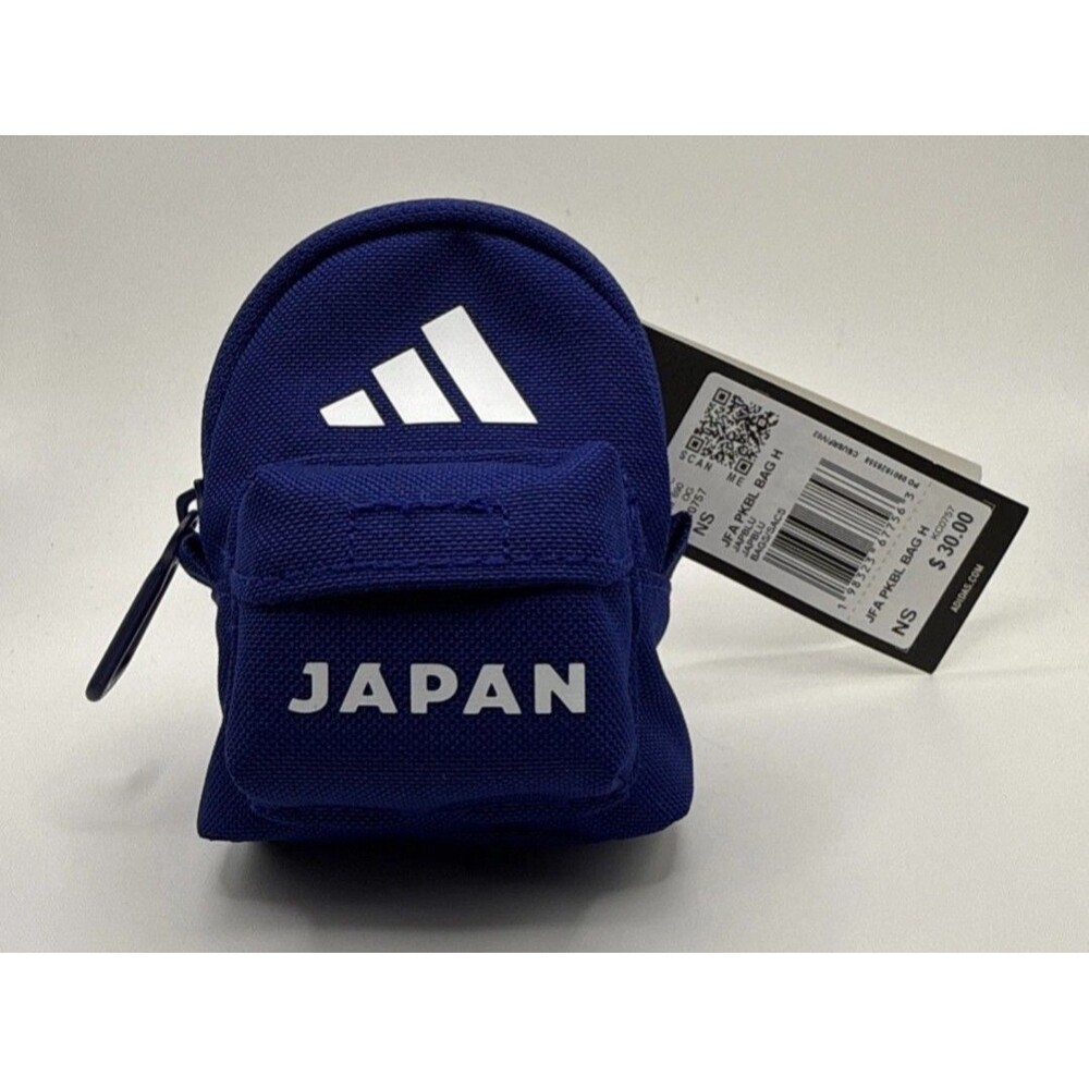 Japan Soccer Adidas Mini Keychain Backpack with Tote Bag Inside New NWT 2026